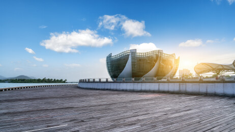 徐州云龙湖岸现代公共建筑