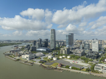 上海西岸全景西岸滨江徐汇滨江全景