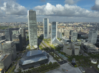 上海西岸全景西岸滨江徐汇滨江全景