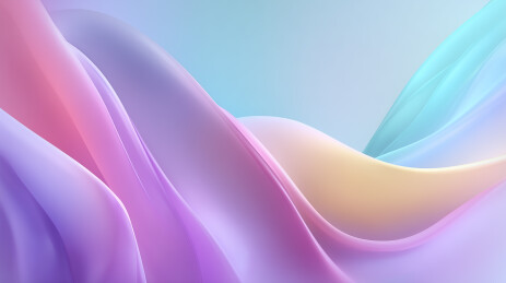 柔和曲线渐变背景  