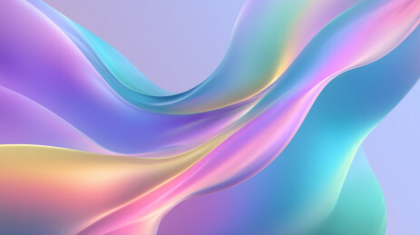 柔和曲线渐变背景  