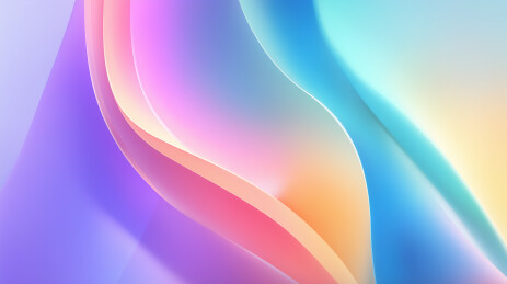 柔和曲线渐变背景  