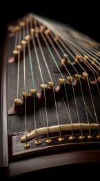 古筝特写