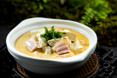 砂锅咸肉老豆腐