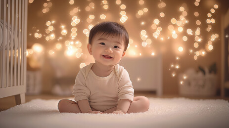 可爱婴儿宝宝萌娃摄影