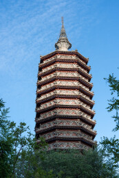 中国北京通州三教庙-燃灯佛舍利塔