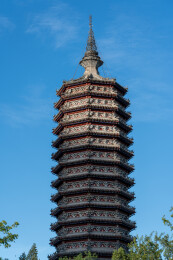 中国北京通州三教庙-燃灯佛舍利塔