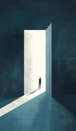 暗室人影望向光明门
