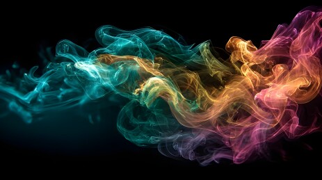 多彩烟雾抽象艺术