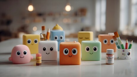 可爱立方体玩具