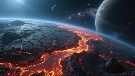 科幻星球震撼系场景