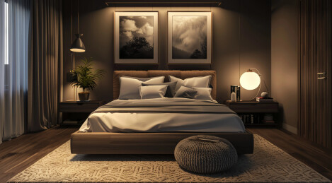 卧室空间的静奢絮语