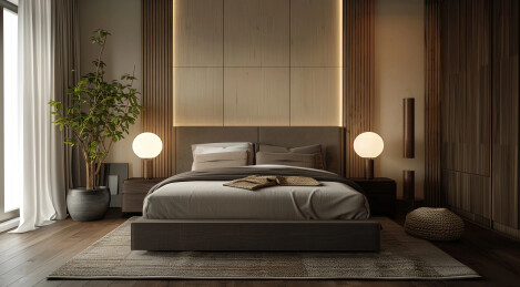 卧室空间的静奢絮语