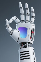 做OK手势的智能机械手臂