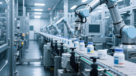 药品生产线的自动化流程