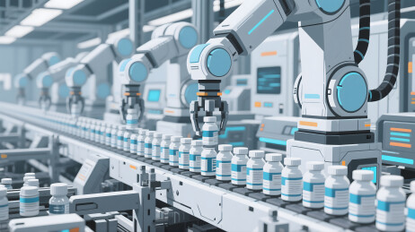 药品生产线的自动化流程