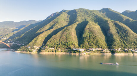 重庆巫山长江风光与长江航运