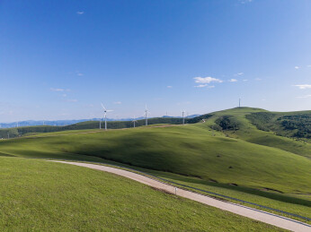 河北百里天路草原景观