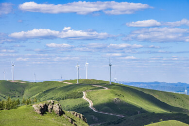 河北百里天路草原景观