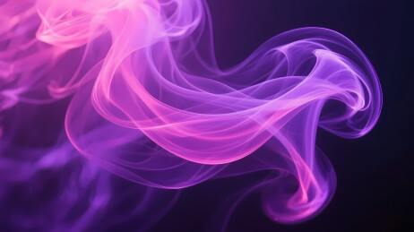 紫粉交织烟雾流动效果