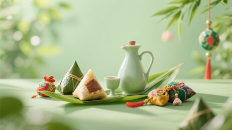 粽礼清新端午场景