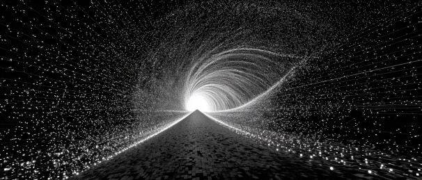 宇宙深处的璀璨星爆