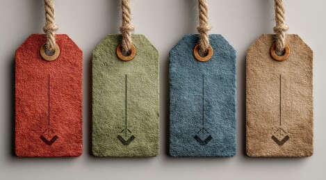 彩色毛毡行李牌挂件