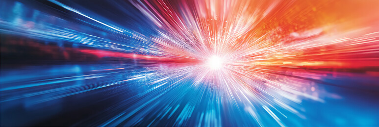 数据流光束轨迹科技感背景