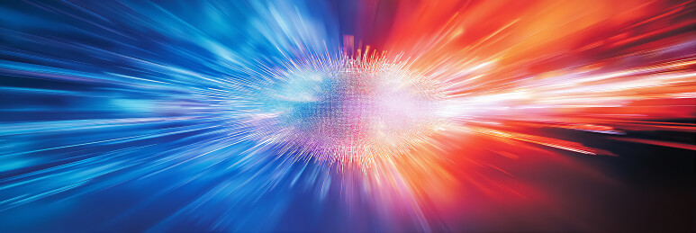 数据流光束轨迹科技感背景