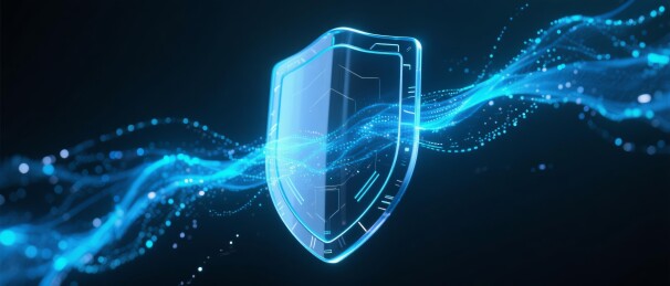 护盾科技感安全防护场景