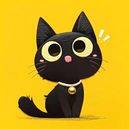 黑猫戴铃铛