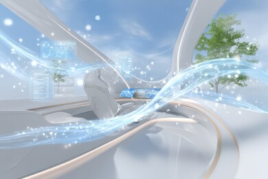 未来智能座舱的科技艺术展现