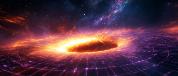 宇宙中的紫色星系