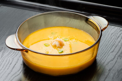 金汤龙虾脆米泡饭