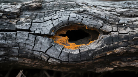 枯木洞穴的自然奇观