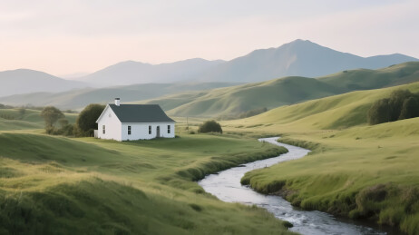 宁静的乡村画卷