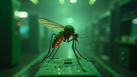 实验室中的蚊子图像