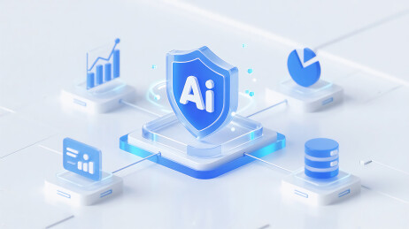 人工智能AI云计算图标