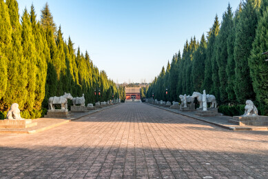 陕西宝鸡大唐秦王陵 李茂贞墓