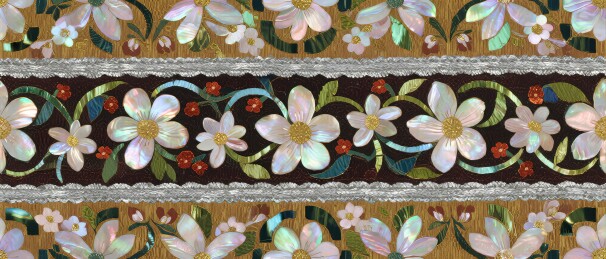 花朵装饰风饰品图案场景