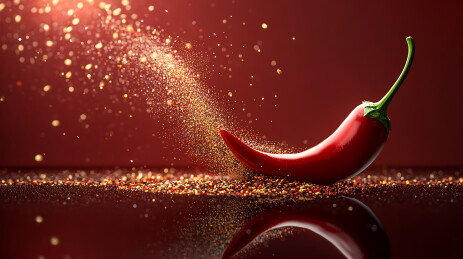 火红的辣椒特效