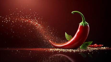 火红的辣椒特效