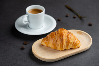 原味可颂配咖啡