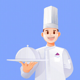美食矢量插画