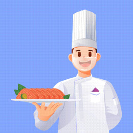美食矢量插画