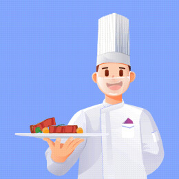 美食矢量插画