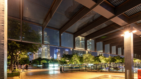 杭州金融区城市夜景
