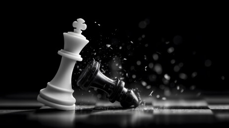 象棋胜负黑白棋子