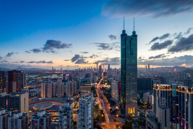 深圳地王大厦夜景