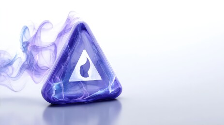 危险标识创意烟雾效果图